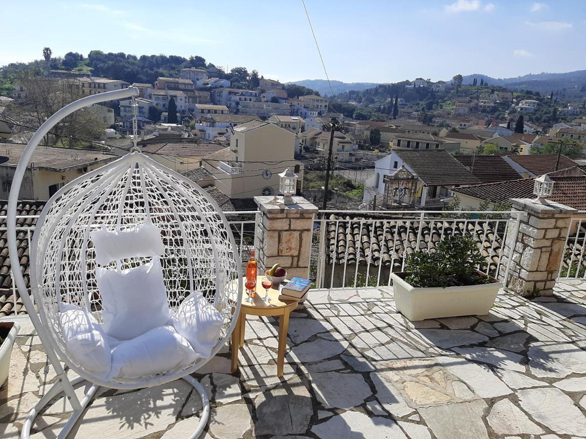 Solaris Methea- Luxury Central Villa By The Castle Kassiopi Exterior foto